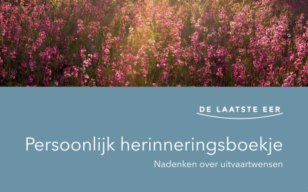 Voorkant Herinneringsboekje