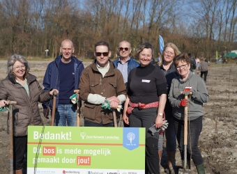 Bomen planten in de Bonnenpolder