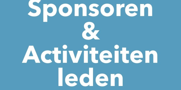 sponsoren en activiteit